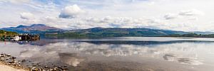 Luss bij Loch Lomond in Schotland van Werner Dieterich