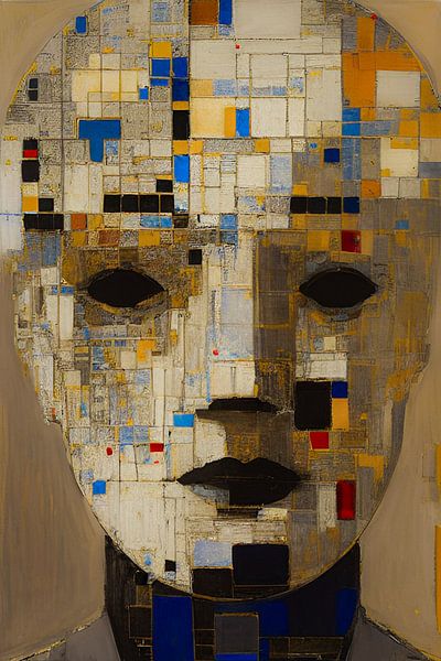 Portrait abstrait par Niek Traas