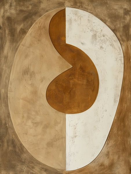 Abstract brown by Bert Nijholt