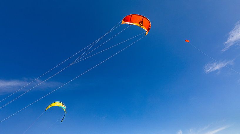 Kites in de lucht 2 van Percy's fotografie
