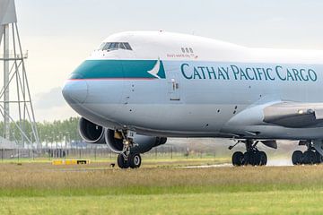Cathay Pacific Cargo Boeing 747-400 vrachtvliegtuig. van Jaap van den Berg