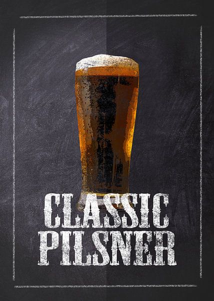Bier - Classic Pilsner van JayJay Artworks