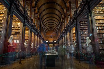 library of Trinity College by Julian Buijzen