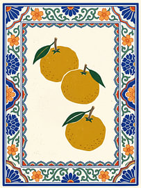 Golden Citrus Harmony by my pixel art