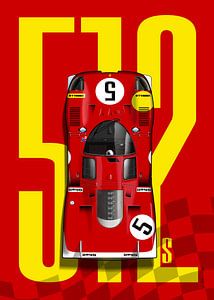 Ferrari 512S LM No.5 Top Tribute