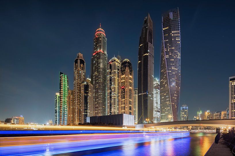 Dubai Marina Abend von Stefan Schäfer