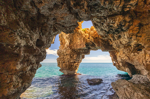 Jávea | Felsbögen am Meer