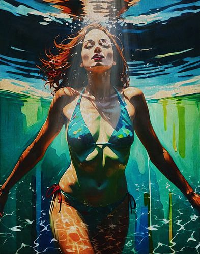 Etherische sereniteit onder de oppervlakte