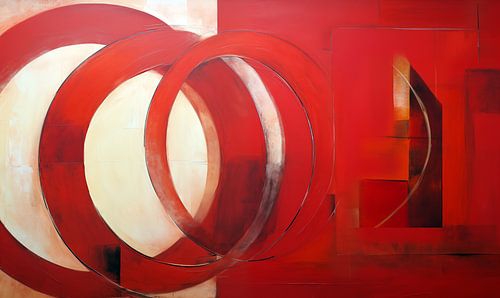 Circular Red by Jacky