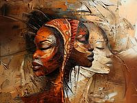 Gold African abstraction