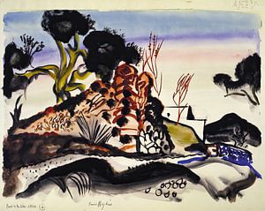 Frances Hodgkins - Road to the hills, Ibiza (1933)