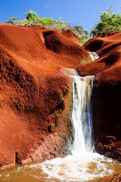 Waterval op Kauai van Dirk Rüter