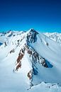 Les Alpes enneigées de Tiroler en Autriche lors d'une belle journée d'hiver par Sjoerd van der Wal Photographie Aperçu