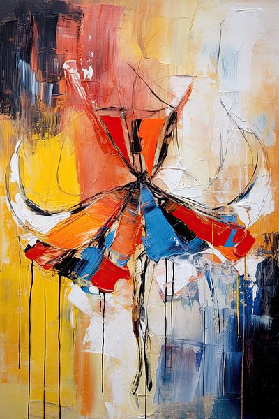 Ballerina abstract by Wall Wonder