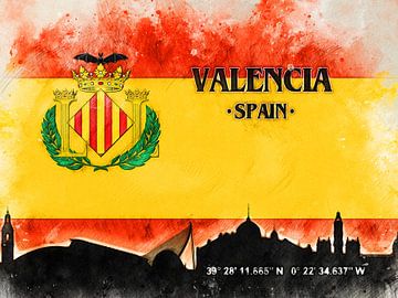 Valencia van Printed Artings