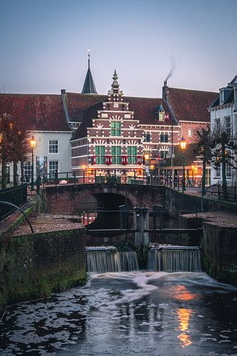Amersfoort tijdens het blauwe uurtje