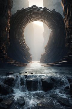 portal of water by Stephan Dubbeld