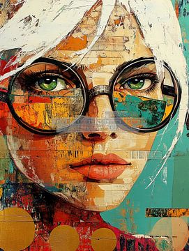 Visionary Gaze van Blikvanger Schilderijen