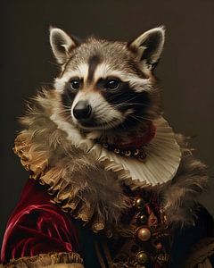 Waschbär-Porträt