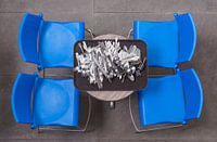 Blauwe Stoelen