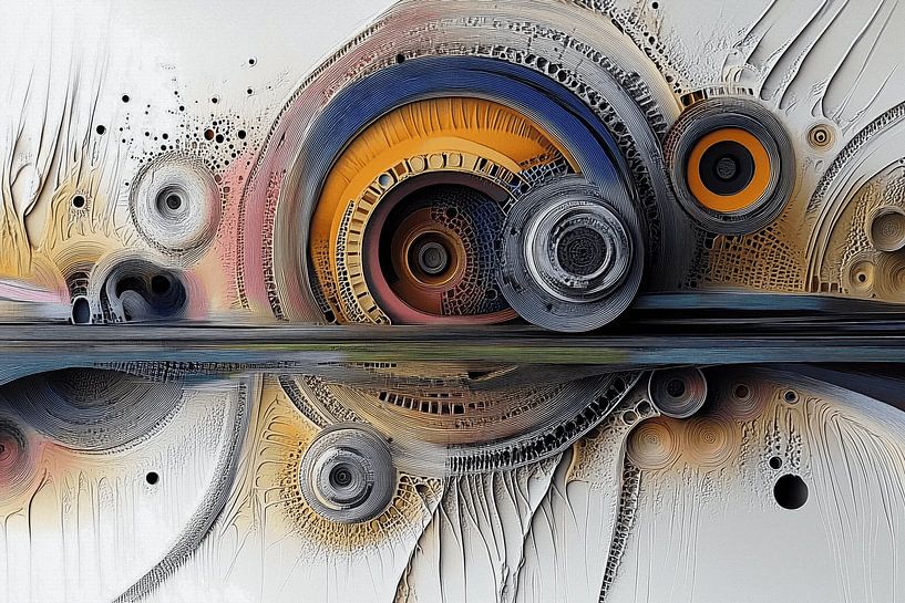 Abstrakte Natur von Ton Kuijpers