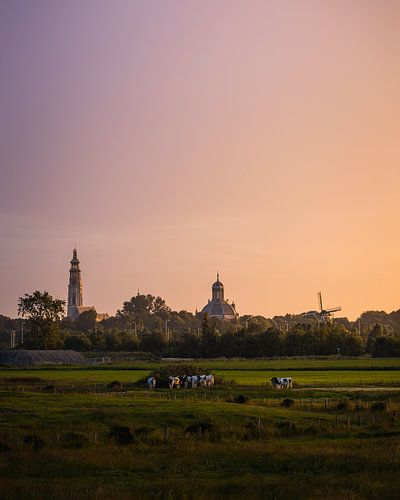 Skyline in de polder