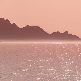 Zonsondergang bij Puerto de las Nieves van Peter Baier