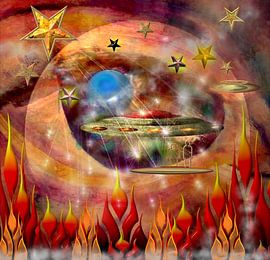 Solar embers by Vera Laake