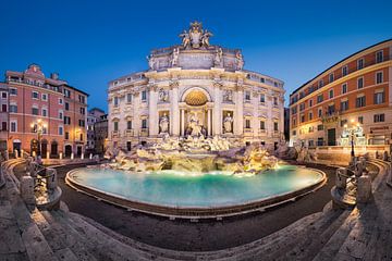 Trevi Fontein in Rome, Italië van Michael Abid