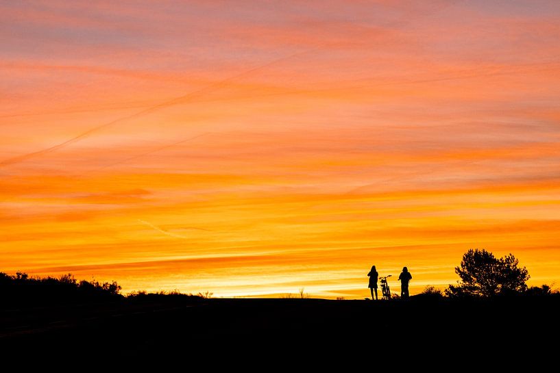 Colourful sunrise on The Vosselt by André Dorst