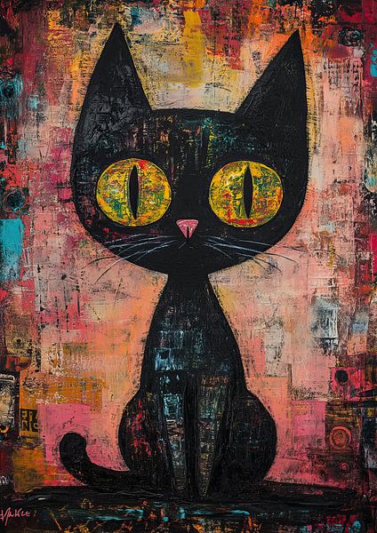 Kat Kunst | Kattenogen van Blikvanger Schilderijen