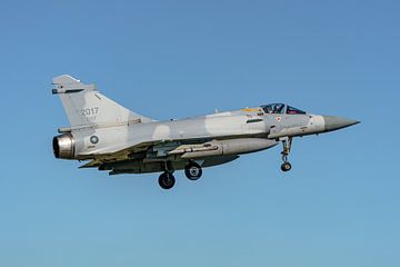 Landing Taiwanese Dassault Mirage 2000-5. by Jaap van den Berg