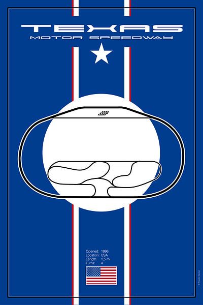 Circuit automobile du Texas par Theodor Decker