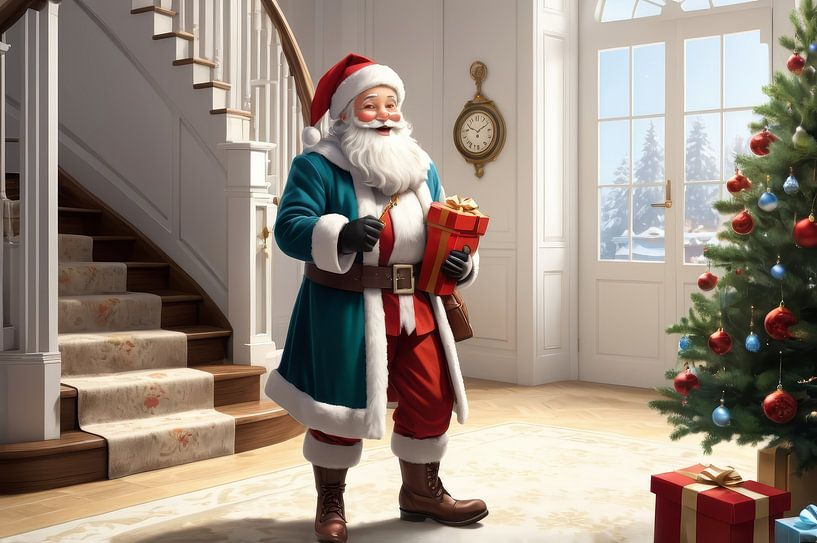 kerstman van hisam colours