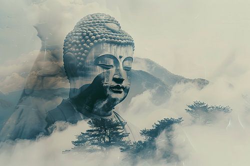 Boeddha in de wolken