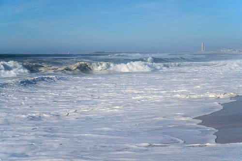 Lighthouse on the coast of Portugal