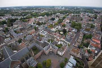 Uitzicht over Domplein. Utrecht