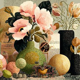 Modernes Blumenarrangement von Blickfänger Gemälde