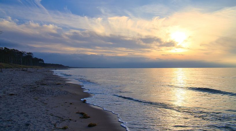 On the sandy beach of the Baltic Sea coast by Martin Köbsch