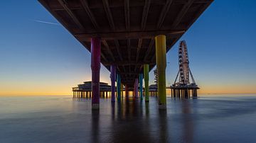 Colorful Columns at Sunset by Fabrizio Micciche