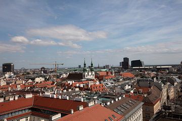 Uitzicht over Wenen, Oostenrijk van Bianca Meyering Fotos - BMF