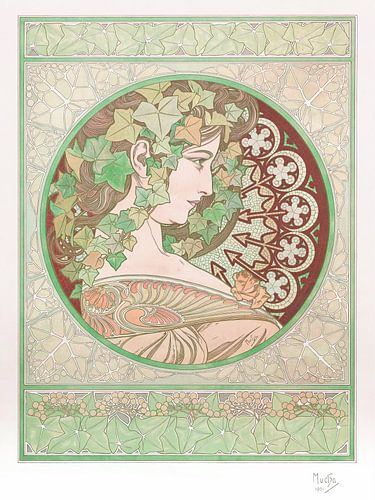 Alfons Mucha - Ivy