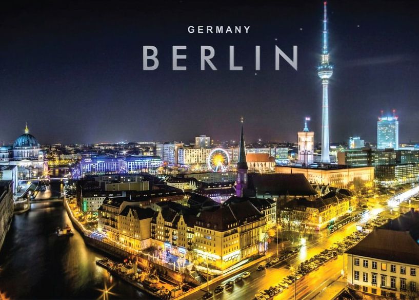 Berlin Nightscape by Chakra Baskara