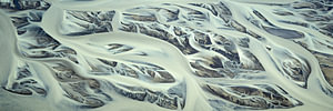Rivierdelta Texturen van IJsland #12