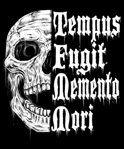 Tempus Fugit Memento Mori van Pixelbull Design