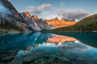 Zonsopkomst Moraine Lake Canada