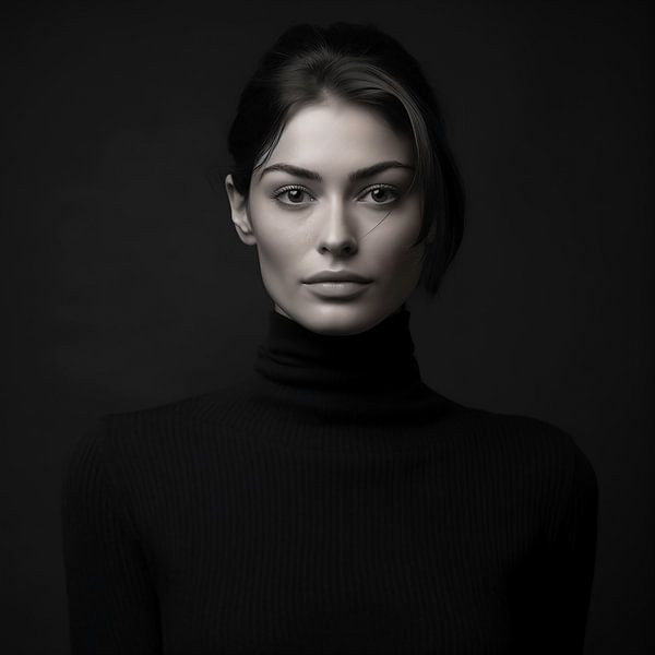 Porträt von fernlichtsicht