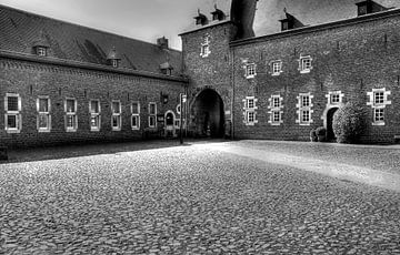 Binnenplaats Kasteel Hoensbroek van MSP Canvas