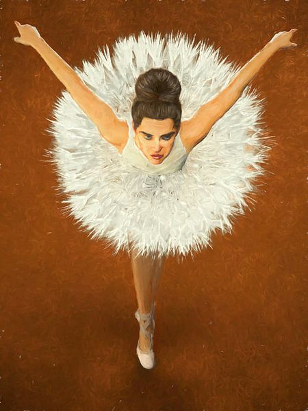 Painted ballerina dandelion