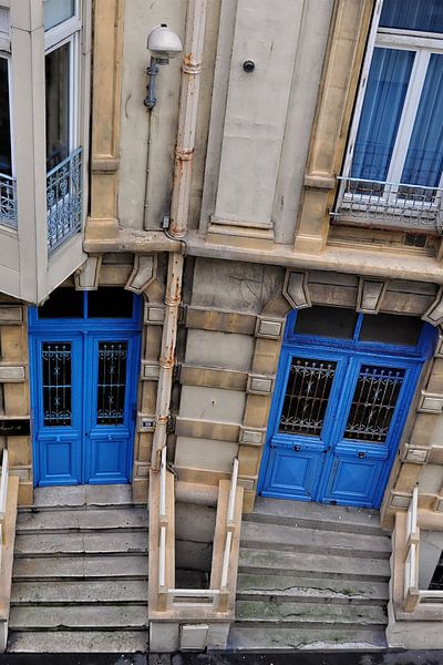 Blue Doors by Walljar